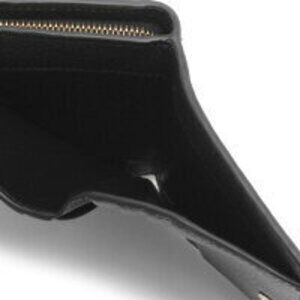 Chloe Black Bifold Alphabet Wallet